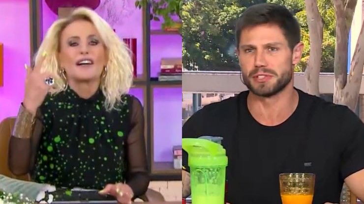 Ana Maria Braga brinca e chama Jonas de "beijador dos bons"