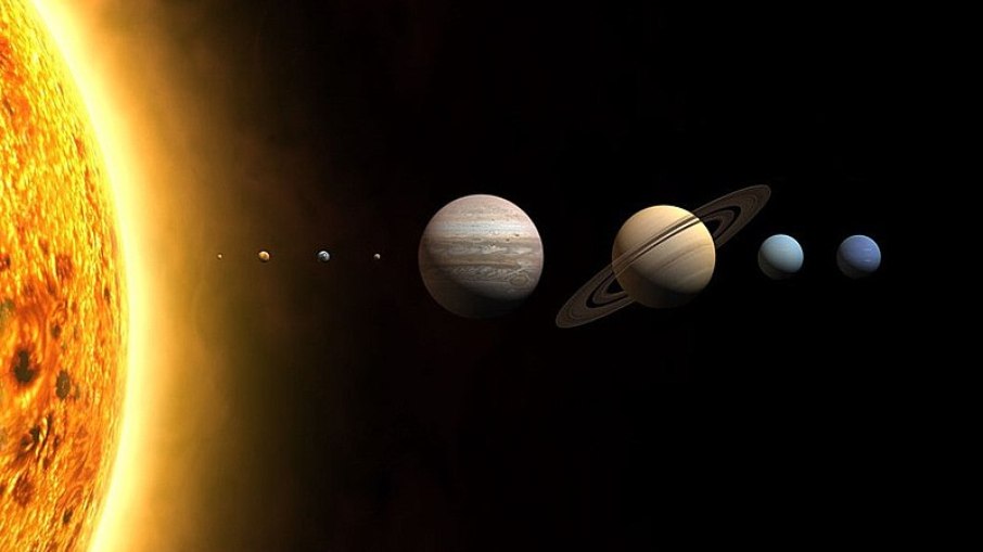 Imagem Ilustrativa do Sistema Solar