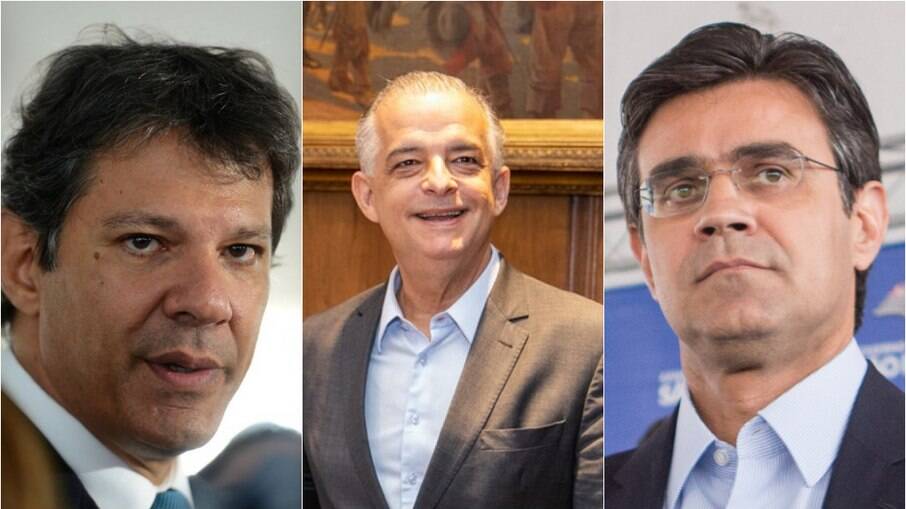 Haddad, França e Garcia, trio vai disputar governo de SP