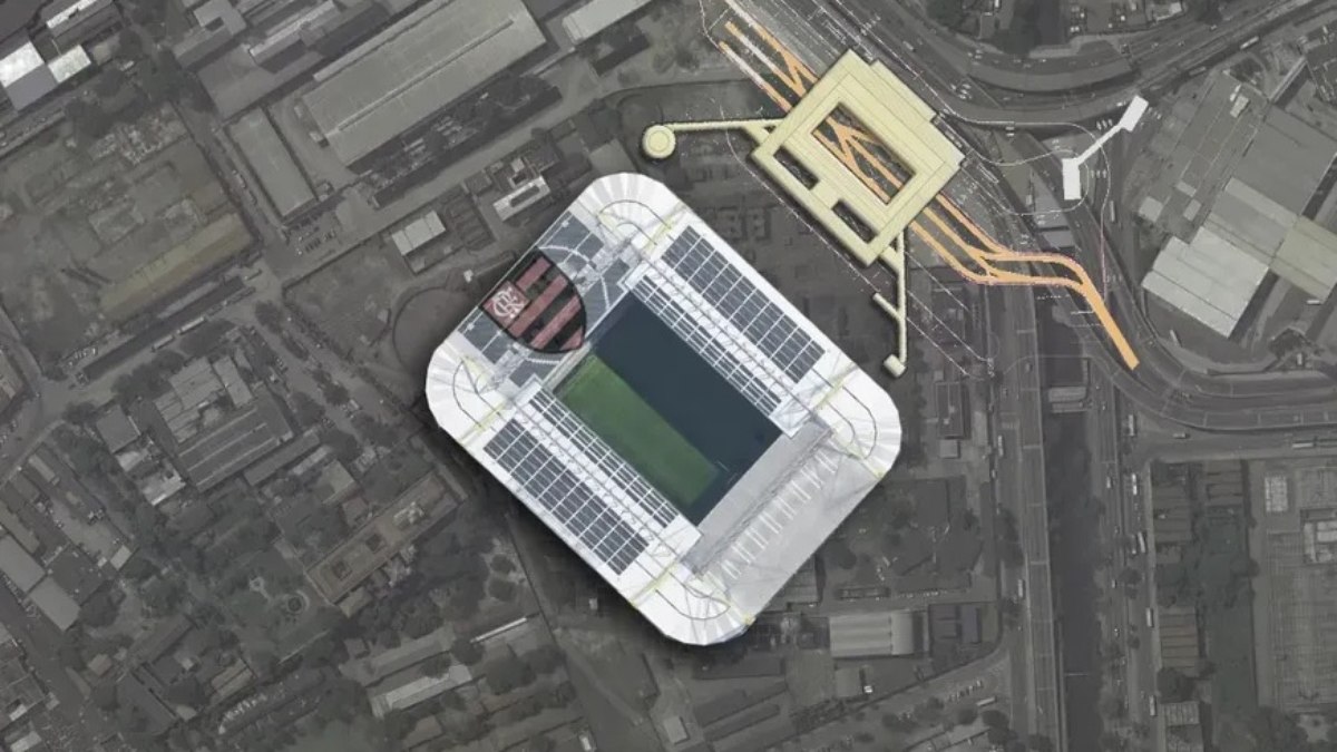 Projeto do estádio do Flamengo Projeto do estádio do Flamengo