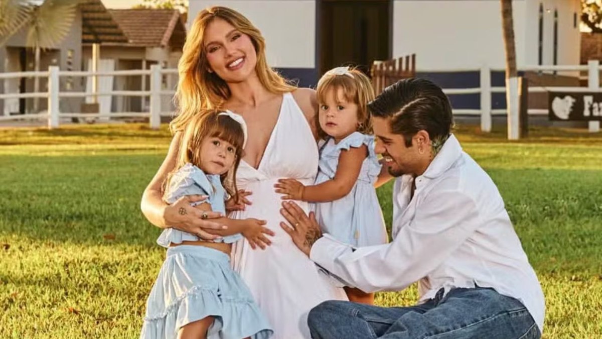 Virginia Fonseca e Zé Felipe são pais de Maria Alice e Maria Flor, e esperam pela chegada do primeiro menino, José Leonardo