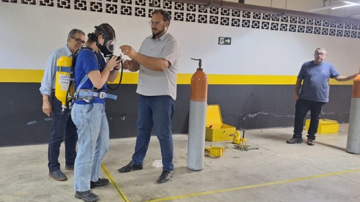 Sanebavi capacita servidores para uso seguro do cloro gás