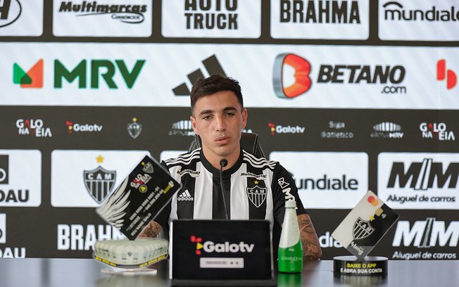 Apresentado no Galo, Saravia festeja reencontro com Coudet