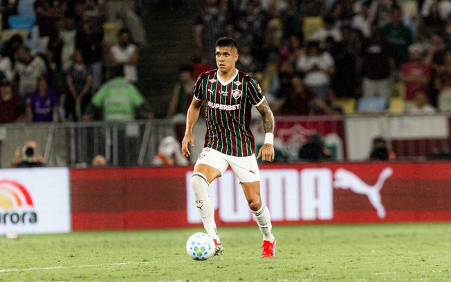 Millán sentiu a coxa e deixou a partida entre Fluminense e Palmeiras