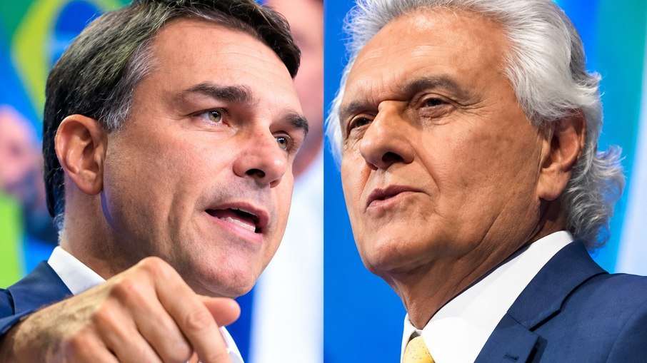 Flávio Bolsonaro (PL) e Ronaldo Caiado (PSD) Flávio Bolsonaro (PL) e Ronaldo Caiado (PSD)