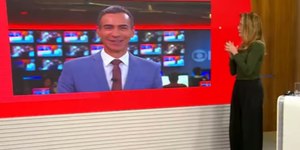 César Tralli se despede da GloboNews e emociona Natuza Nery