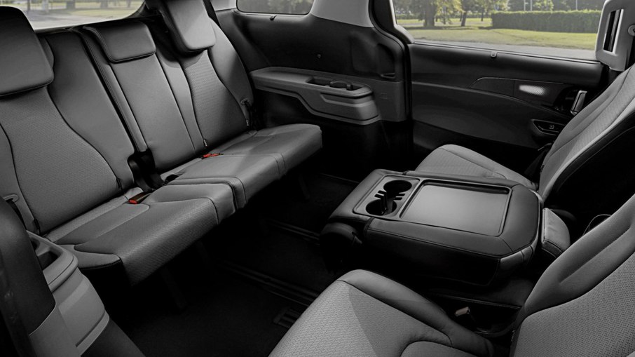 Espaço interno da minivan