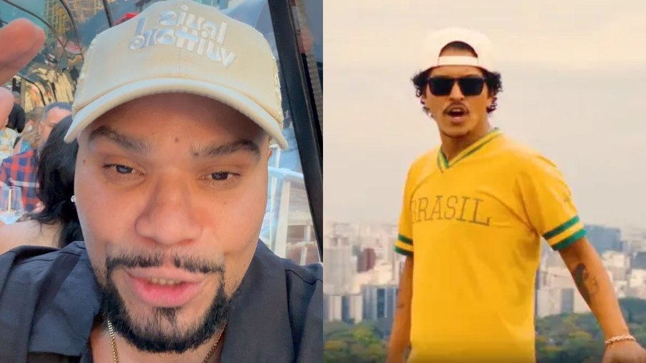 Naldo Benny disse que ensinou Bruno Mars a falar 'gostosa' e 'gatinha' para o The Town