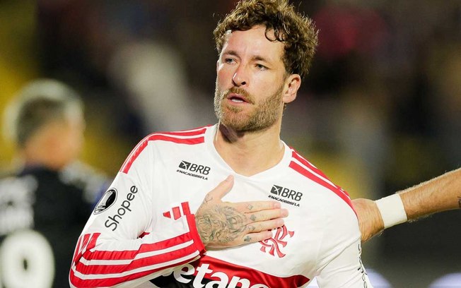 Bruno Henrique deve iniciar a partida contra o Del Valle pela Libertadores Bruno Henrique deve iniciar a partida contra o Del Valle pela Libertadores