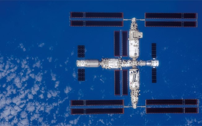 China publica fotos da estação espacial Tiangong pronta