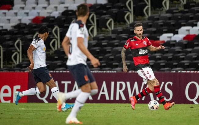 Flamengo x LDU. Foto: Alexandre Vidal / Flamengo