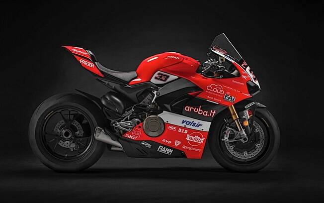 O comprador receberá sua Ducati Panigale V4, nas cores do piloto Troy Bayliss