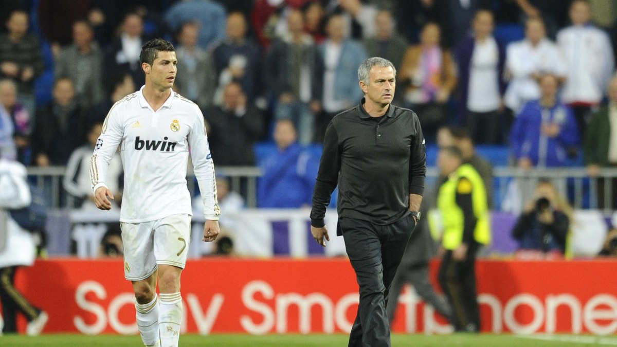 Cristiano Ronaldo e José Mourinho trabalharam juntos no Real Madrid