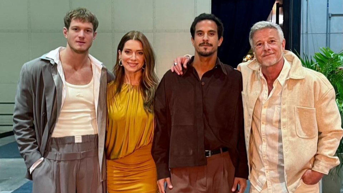 Pedro Novaes, Leticia Spiller, Diogo Novaes e Marcello Novaes