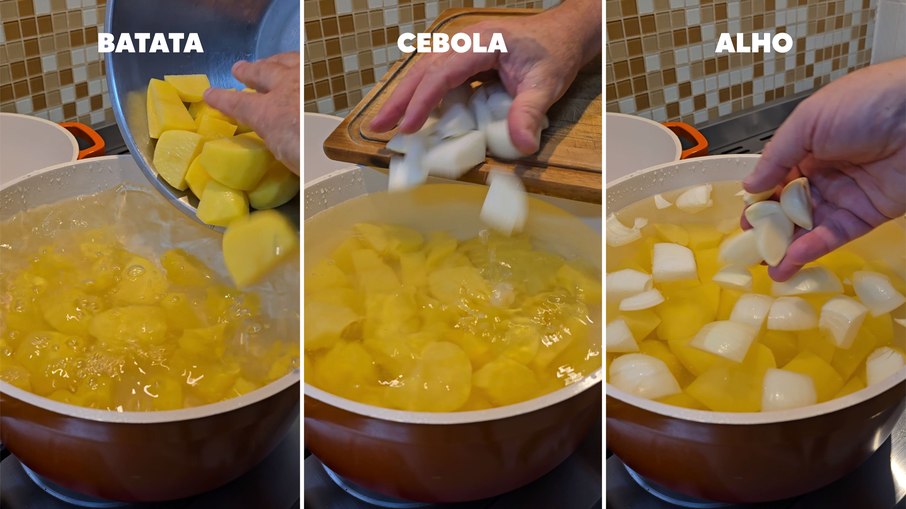 A base do Caldo Verde