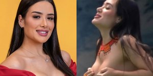 Jordana pula sem biquíni na piscina do 'BBB 26'