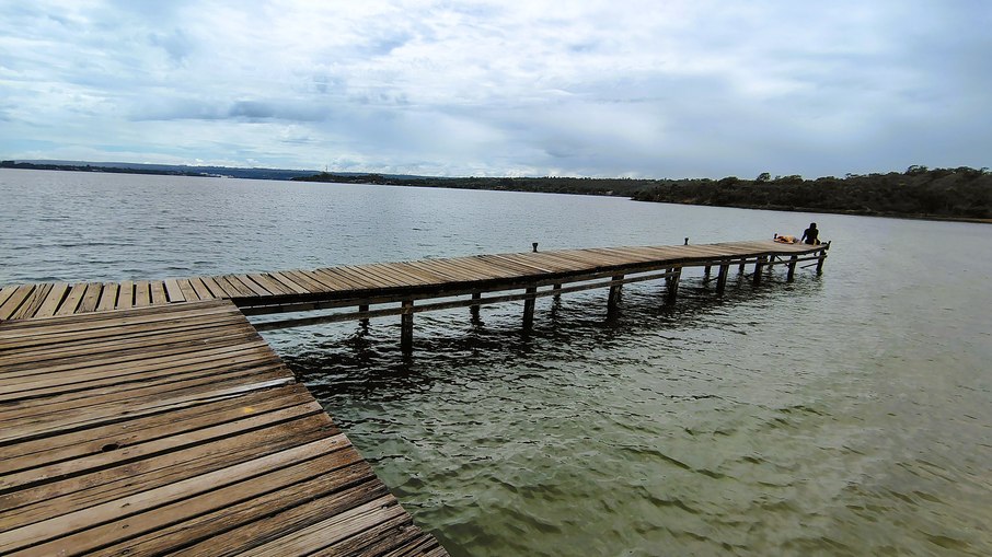 No Parque da Ermida Dom Bosco é possível chegar no lago Paranoá.