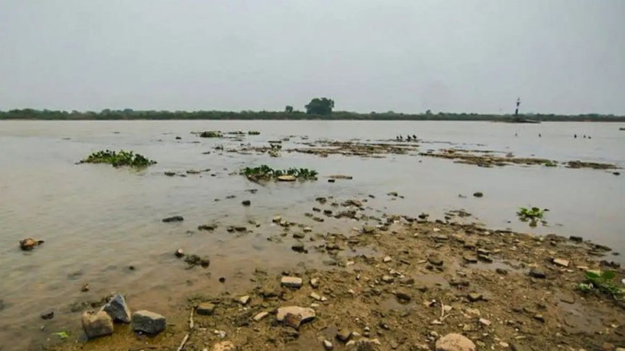 Rio Paraguai chegou ao seu nível mais baixo já medido, segundo o Serviço Geológico Brasileiro (SGB), atingindo a marca de 62 centímetros