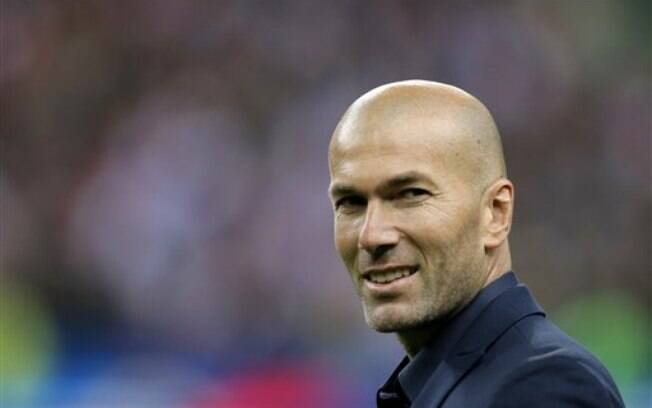 O ex-jogador Zinedine Zidane é técnico do Real Madrid