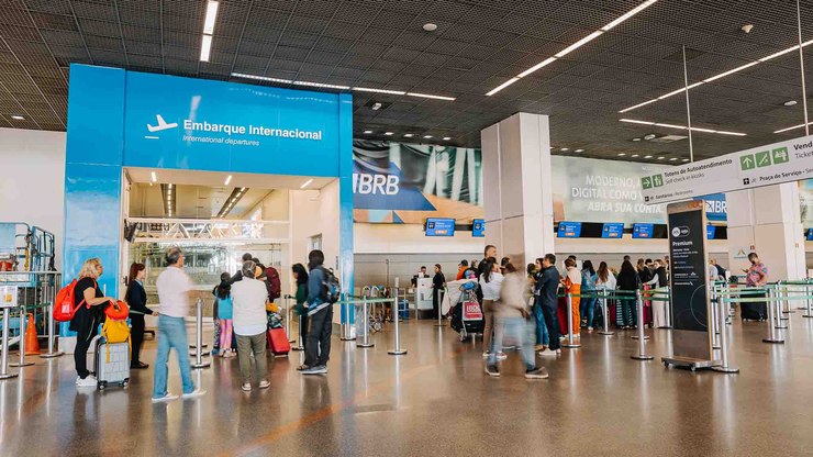 Brasília ultrapassa BH no número de voos internacionais