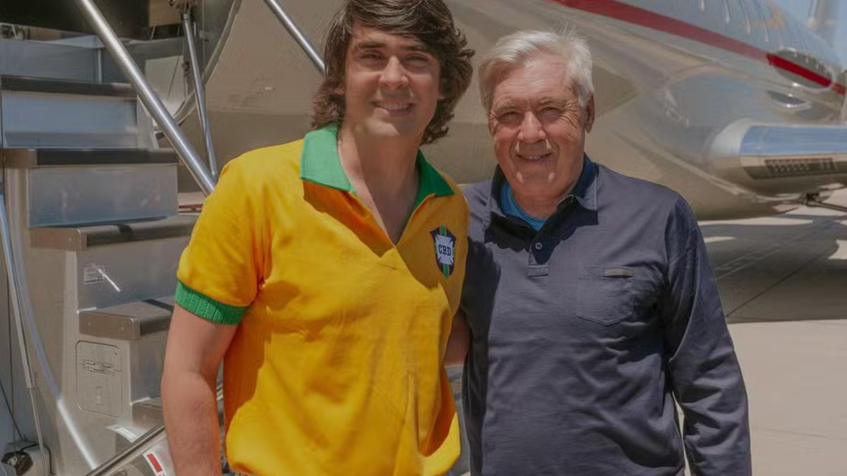 Ancelotti embarca com destino ao Rio de Janeiro Ancelotti embarca com destino ao Rio de Janeiro