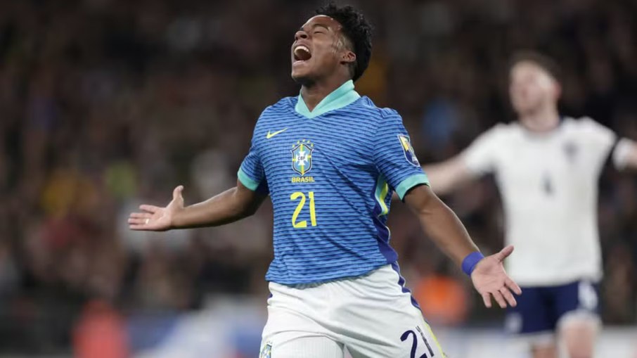 Endrick foi convocado e representa o Brasil na Copa de 2026