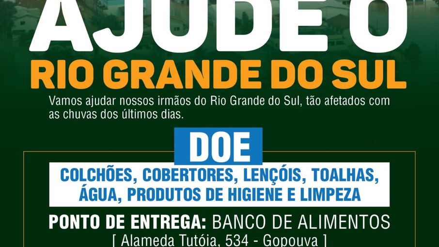 Doações podem ser realizadas das 8h às 17h, de segunda a sexta-feira. Doações podem ser realizadas das 8h às 17h, de segunda a sexta-feira.