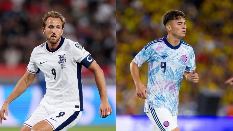 Kane e Ugalde são os centroavantes de Inglaterra e Costa Rica