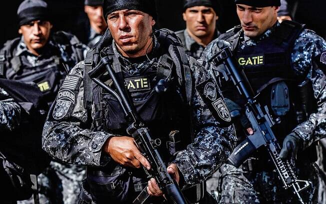 Equipe Tática do Grupo de Ações Táticas Especiais, da Polícia Militar do Estado de São Paulo