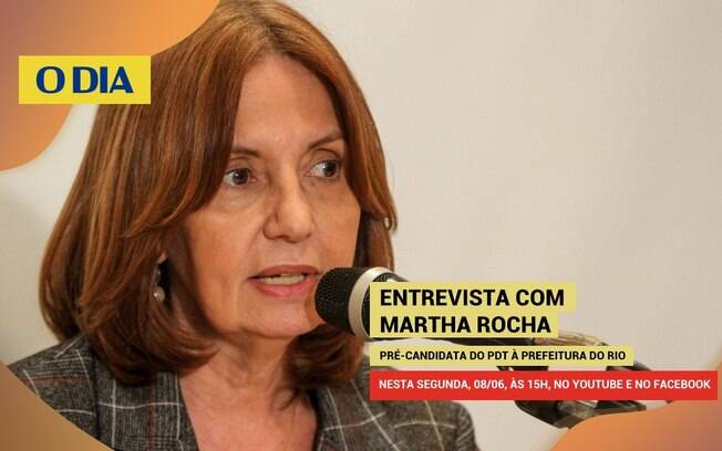 Martha Rocha é pré-candidata a prefeita do Rio de Janeiro pelo PDT