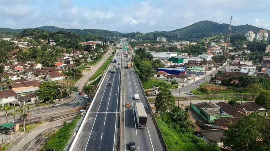 BR-101 no trecho de Joinville