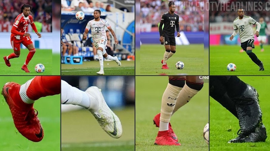 Michael Olise e suas chuteiras que combinam com seus uniformes Michael Olise e suas chuteiras que combinam com seus uniformes