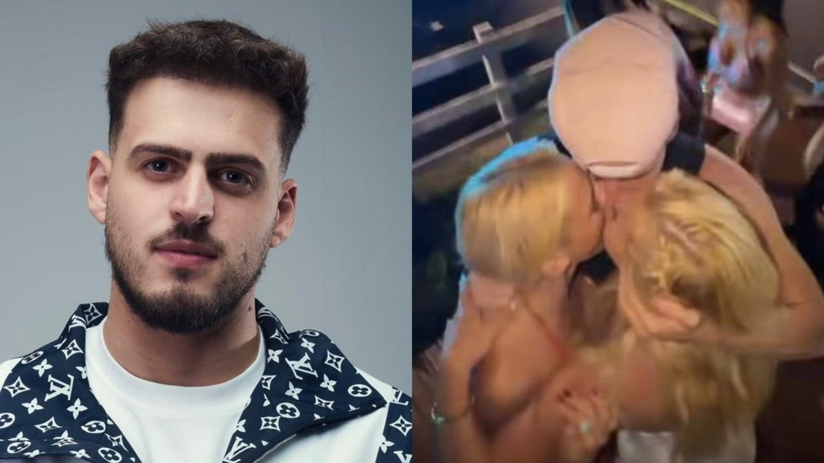 Jon Vlogs protagonizou beijo triplo com irmãs no 'Rancho do Maia'