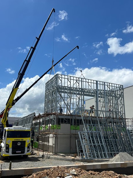 Construção de uma unidade do McDonald's
