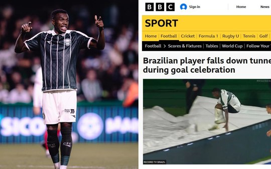 Imprensa inglesa repercute queda de zagueiro em túnel após gol