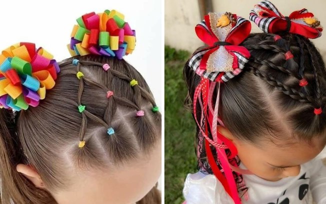 5 dicas de penteados infantil para festa junina