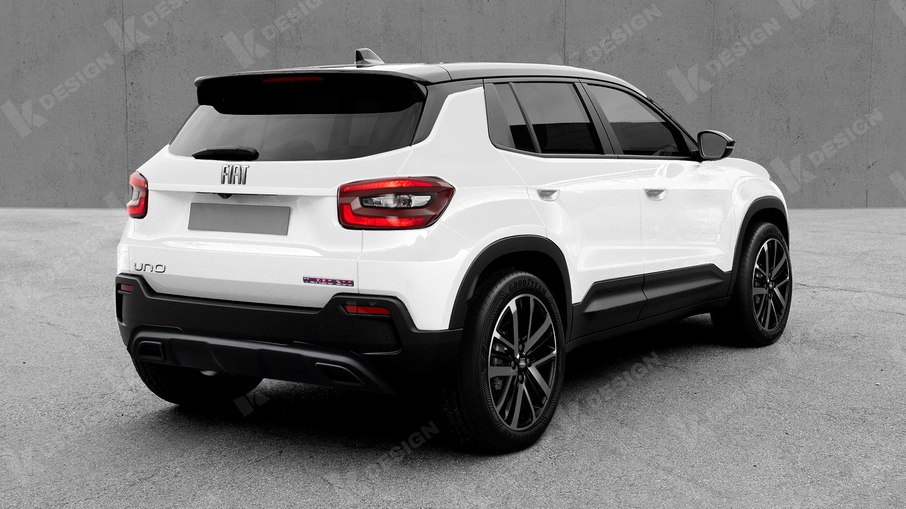 Modelo da Fiat deve seguir o mesmo estilo do Jeep elétrico que será menor que o Renegade