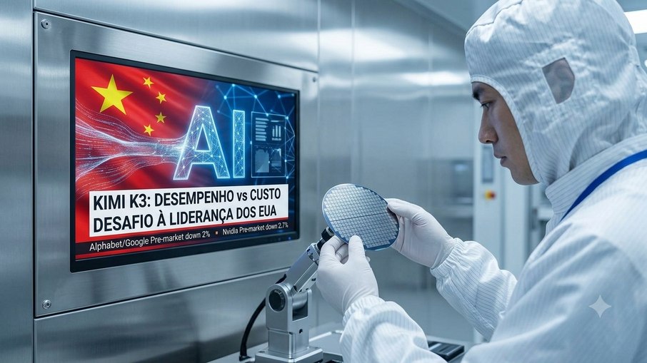 Representação de Inteligência Artificial chinesa