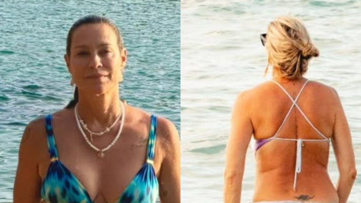 Luana Piovani exibe boa forma em viagem a Fernando de Noronha