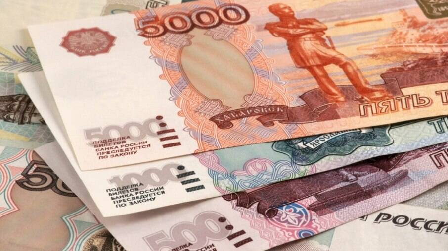 Rublo é a moeda da Rússia
