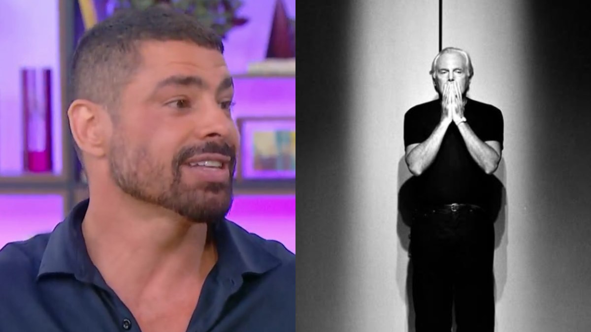 Cauã Reymond e Giorgio Armani Cauã Reymond e Giorgio Armani