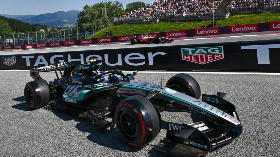 Kimi Antonelli após a classificação para o GP da Áustria de Fórmula 1