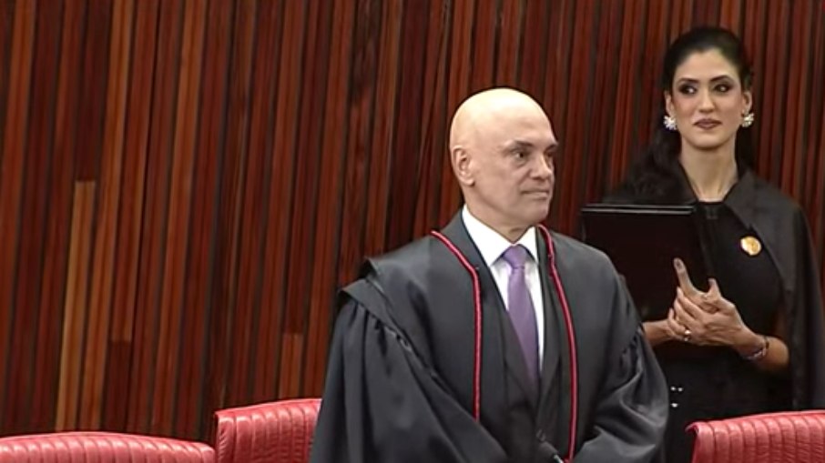 Alexandre de Moraes em cerimônia de diplomação