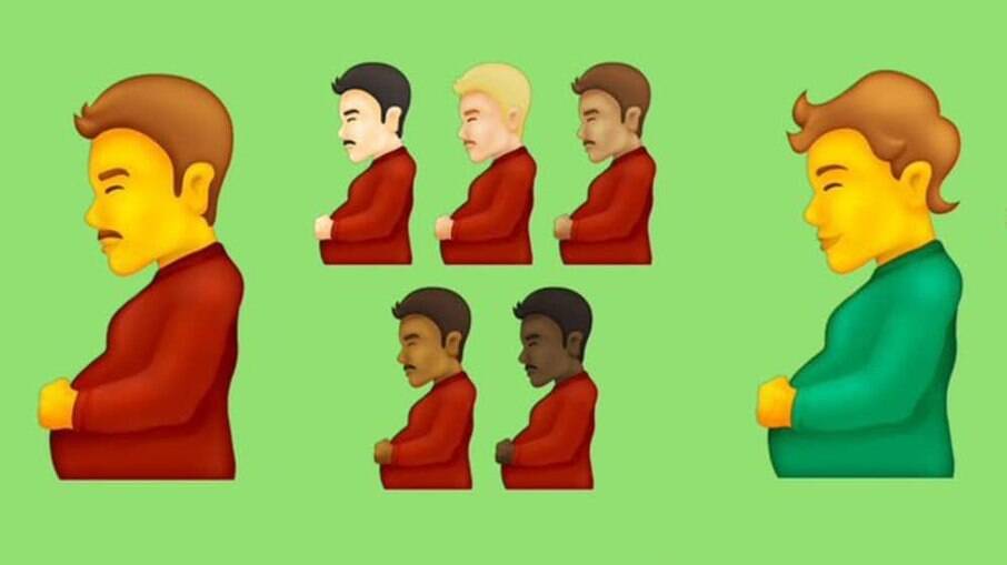 Atualização do Unicode Standard traz emojis de homens grávidos