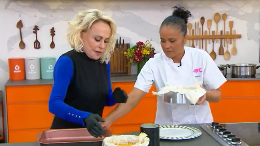 Ana Maria Braga e Maria no Mais Você Ana Maria Braga e Maria no Mais Você