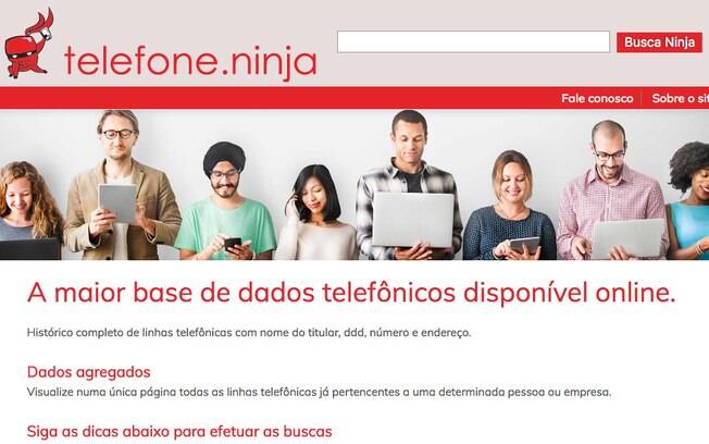 Segundo analista, telefone.ninja não possui vírus; site está hospedado em servidores na Europa