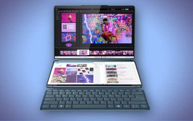 Lenovo lança novo notebook de duas telas com até 32 GB de RAM