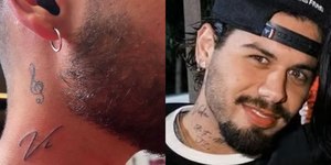 Zé Felipe muda tatuagem que tinha feito para Virginia Fonseca