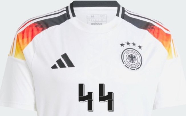 Por alusão ao nazismo, Adidas bloqueia número 44 nas camisas da Alemanha