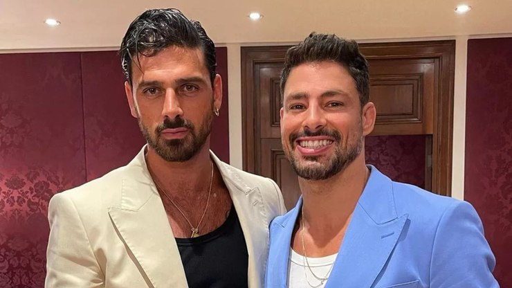 Cauã Reymond se encontra com Michele Morrone, ator de '365 Dias'